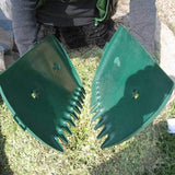 Outdoor Leaf Clips Gardening Tools Leaf Collection Rake for Fall Yard Cleanup - Close-Up Angle
