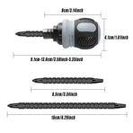Ratchet Screwdriver Set with Sleeve Dual Head Screwdriver Expansion Cross Bits - 26-in-1