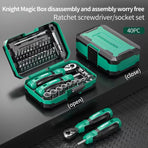 40 in 1 Ratchet Wrench and Screwdriver Kit For Mechanic DIY Car Repair Tool Set