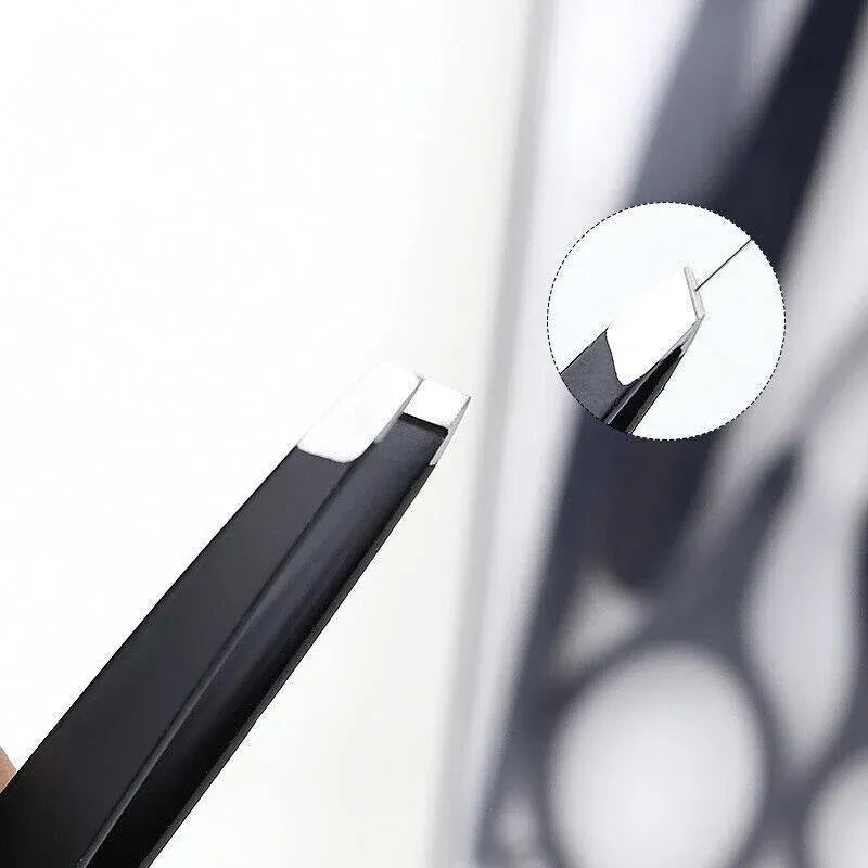 3PCS Eyebrow Razor Set Trimmer Shaver Scissors Spooley Dermaplaning Tweezers