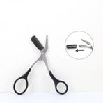 3PCS Eyebrow Razor Set Trimmer Shaver Scissors Spooley Dermaplaning Tweezers