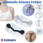 Strong Grip Eyewear Clip Holder Brooch for Glasses and Sunglasses - Silver