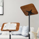 Floor Standing Reading Stand Adjustable Angle Height Sturdy - Extra Image