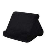 Tablet Pillow Stands For iPad Book Reader Holder Rest Laps Reading Cushion - Black