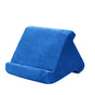 Tablet Pillow Stands For iPad Book Reader Holder Rest Laps Reading Cushion - Blue
