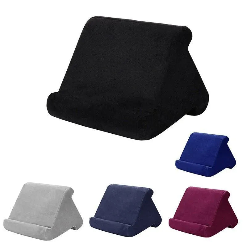 Tablet Pillow Stands For iPad Book Reader Holder Rest Laps Reading Cushion - Dark Red