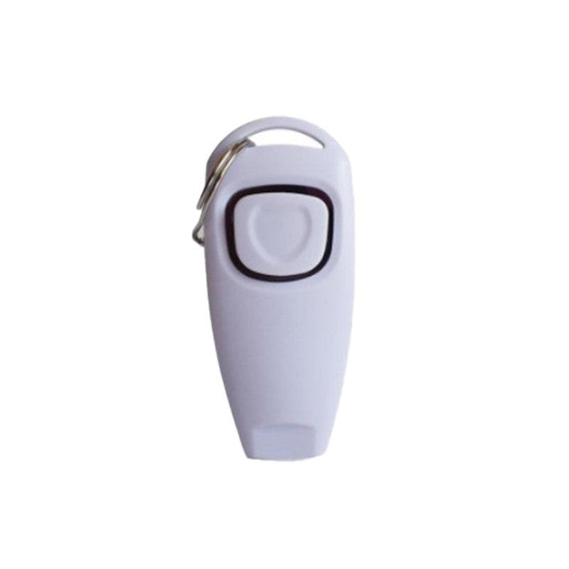 Dog Whistle and Clicker Set for Training Stop Barking Obedience Tool Combo - Red