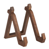 Wooden Recipe Stand Menu Display Holder Family Record Poster Stand Base Rack - Front View