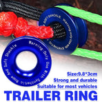 Tow Hook Ring Universal Steel Car Towing Rope Hook Front Rear Bumper Tow Kit