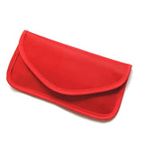 Car Key Case For Faraday Cage Fob Pouch Keyless RFID Blocking Bag - Red