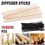 Premium Quality Reed Diffuser Reeds Rattan Stick 3x260mm Wood Colour - 10pcs