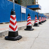2PCS Rubber Traffic Cone Safety Cone Flexible for Construction - Extra Image