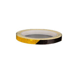 8m Reflective Tape for Bikes Cars Motorcycles Waterproof High Visibility Strip - Black-Yellow