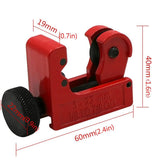 Mini Refrigeration Copper Tube Pipe Cutter 3mm-22mm Fule Line Brake Tubing - Side View