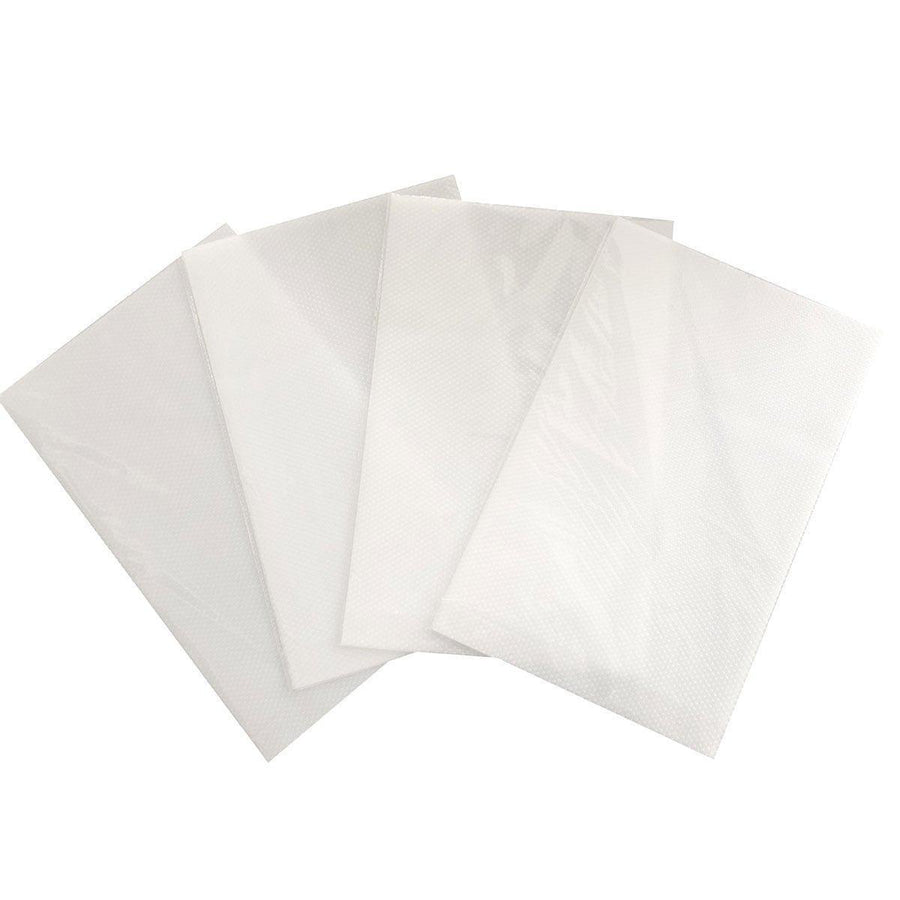 4PCS Cuttable Kitchen Anti-slip Mat Anti-fouling Refrigerator Drawer Liner Mat - White