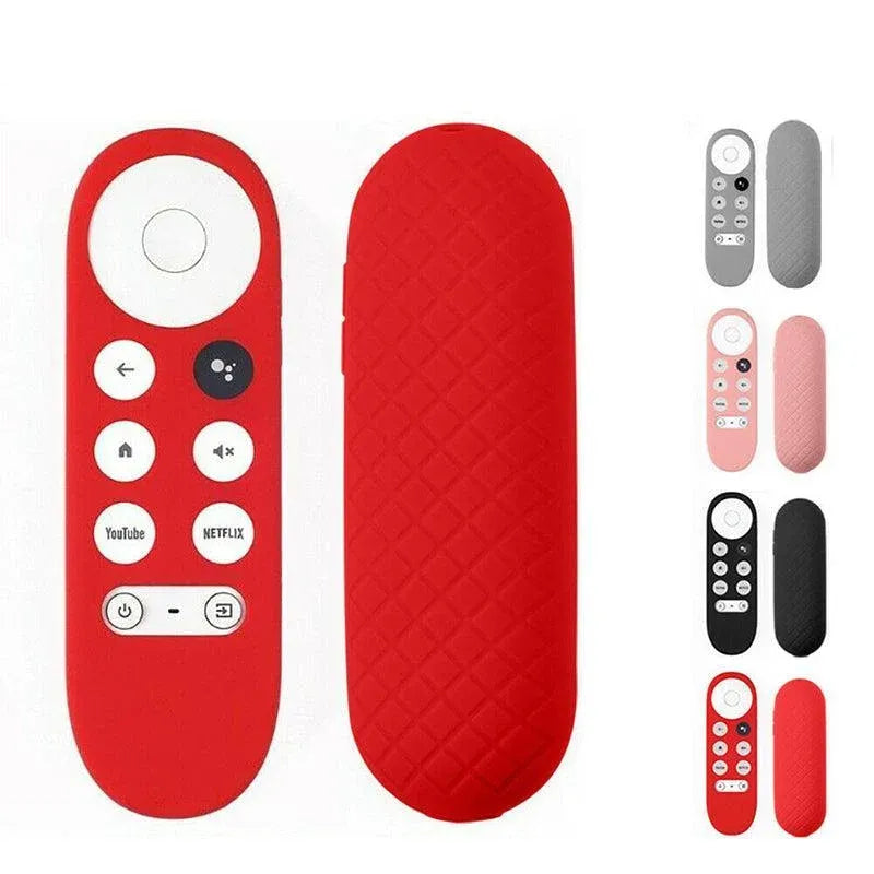 Silicone Case Protective Cover Shell For Google Chromecast Tv 2020 Voice Remote - Blue