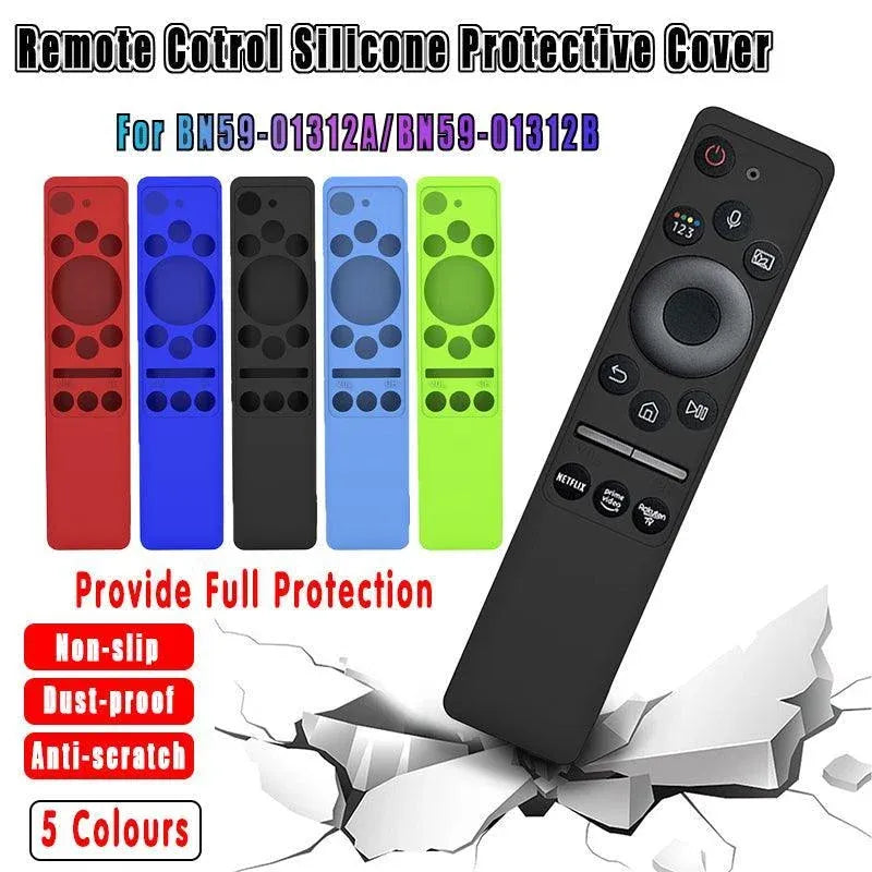Remote Control Cover Silicone Case For Samsung Smart Tv Bn59-01312A/01312B - Red