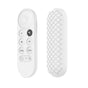 Silicone Case Protective Cover Shell For Google Chromecast Tv 2020 Voice Remote - White