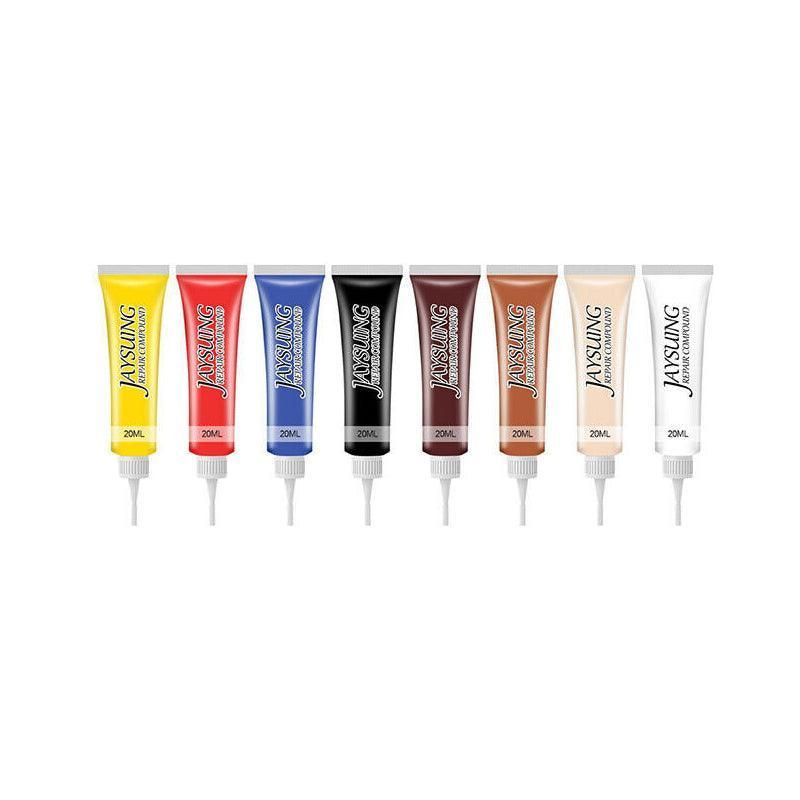 dvanced Leather Repair Gel Kit Filler for Sofa Auto Interior and Scratch Restoration - Maple