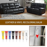 dvanced Leather Repair Gel Kit Filler for Sofa Auto Interior and Scratch Restoration - Yellow - 45-Degree Angle