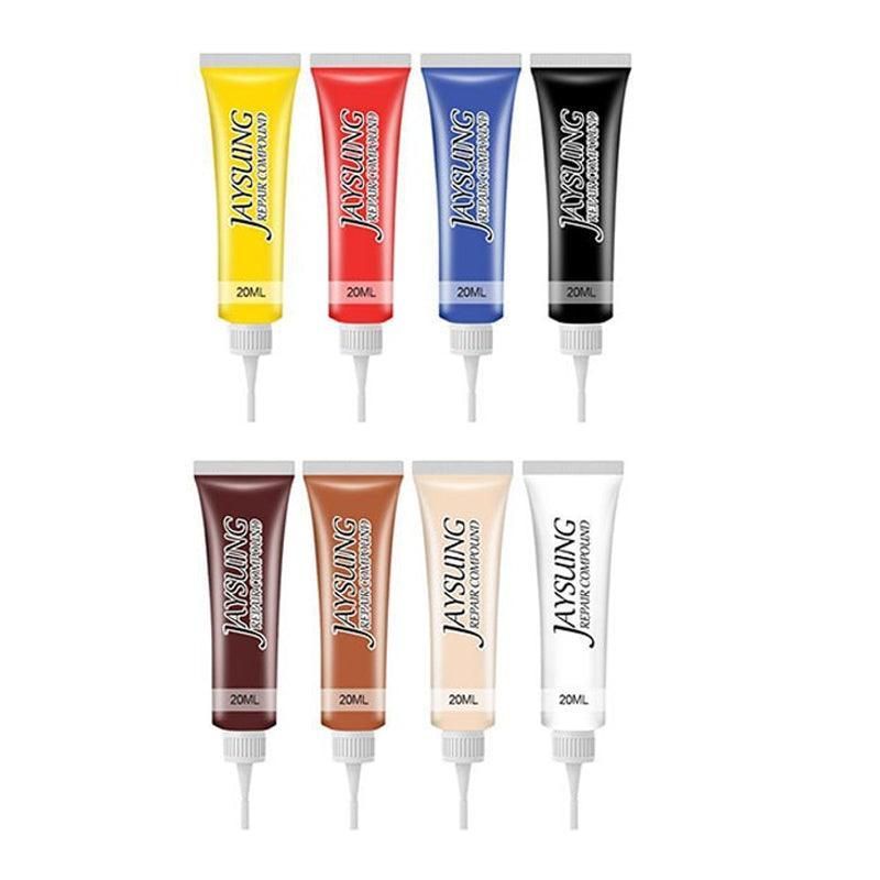 dvanced Leather Repair Gel Kit Filler for Sofa Auto Interior and Scratch Restoration - Yellow