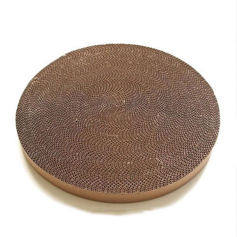 2In1 Cat Scratching Board Round Cat Scratcher Pad Lounge Bed Bowl Pet Sofa House - Replacement Pad