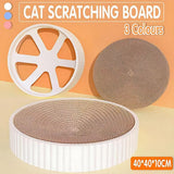 2In1 Cat Scratching Board Round Cat Scratcher Pad Lounge Bed Bowl Pet Sofa House - Replacement Pad - Front View