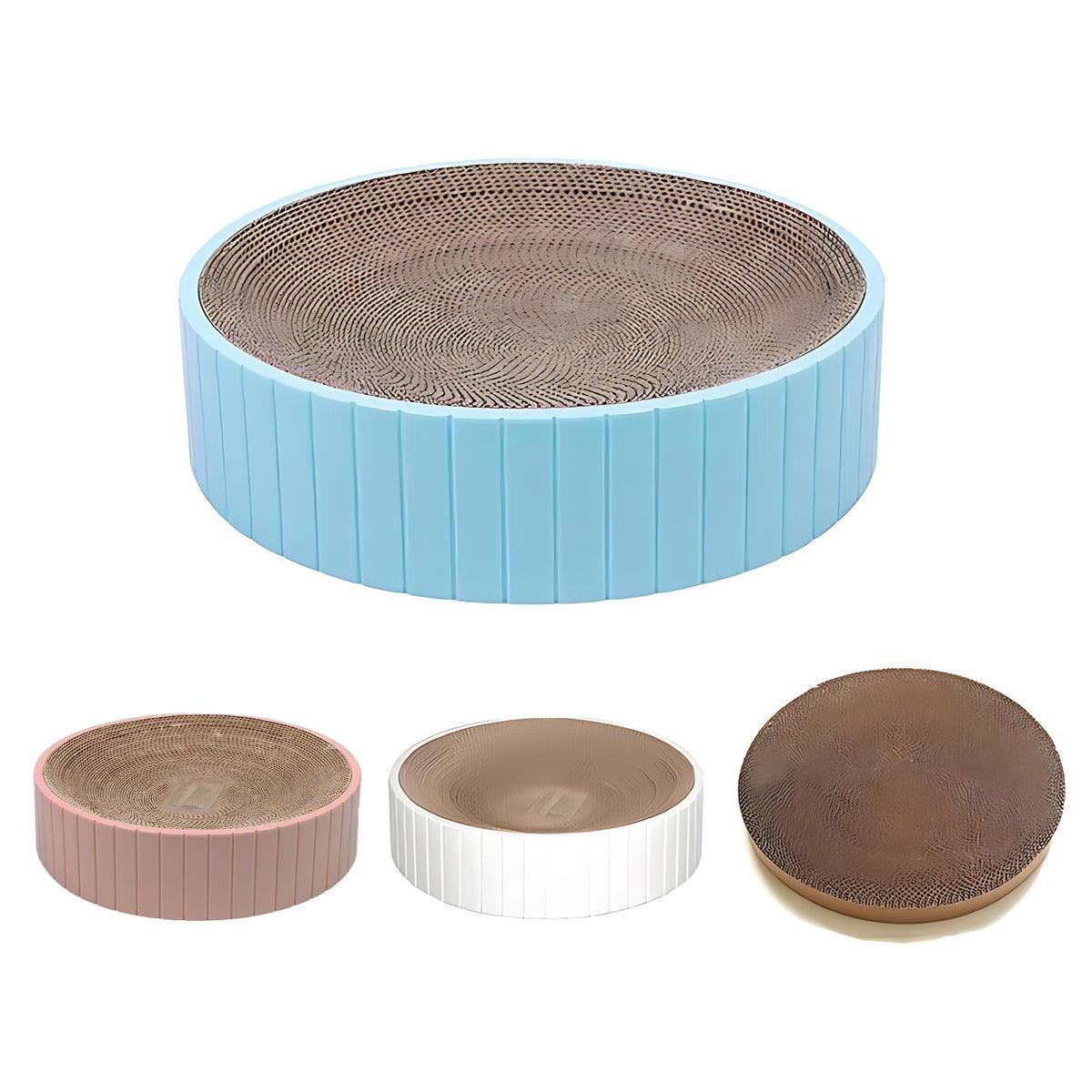 2In1 Cat Scratching Board Round Cat Scratcher Pad Lounge Bed Bowl Pet Sofa House - Replacement Pad