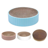 2In1 Cat Scratching Board Round Cat Scratcher Pad Lounge Bed Bowl Pet Sofa House - Replacement Pad - Side View