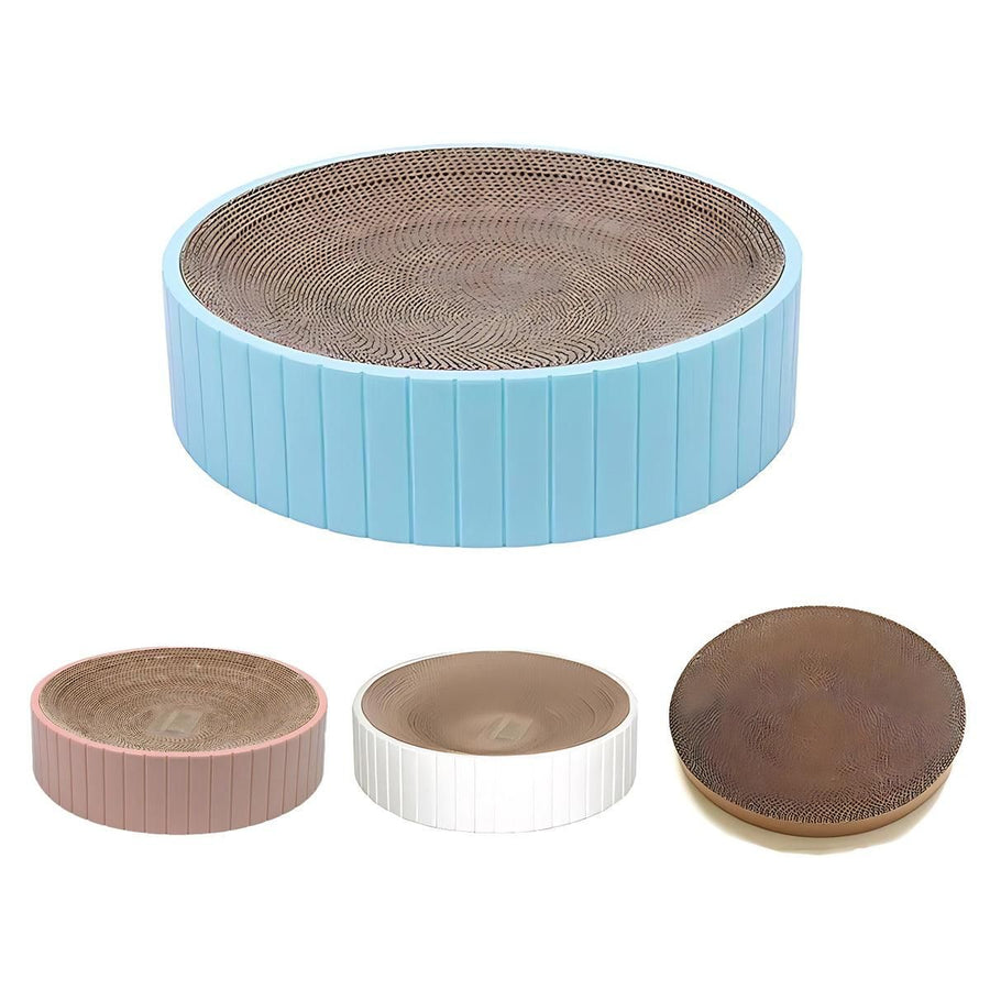 2In1 Cat Scratching Board Round Cat Scratcher Pad Lounge Bed Bowl Pet Sofa House - Replacement Pad