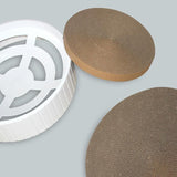 2In1 Cat Scratching Board Round Cat Scratcher Pad Lounge Bed Bowl Pet Sofa House - Replacement Pad - Rear View