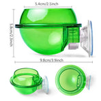 Suction Cup Reptile Feeder Anti-Escape Reptiles Water Bowl Live Fodder Container
