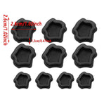 10-Piece Mini Reptile Feeding Bowl Set, Black
