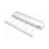 Wall Mounted Clothes Hanger Dryer Clothesline Laundry Washing Line Drying Rack - 4lines - Close-Up Angle