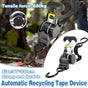 Luggage Fixing Strap Automatic Tensioner Retractable Tie Down Strap Travel Belt