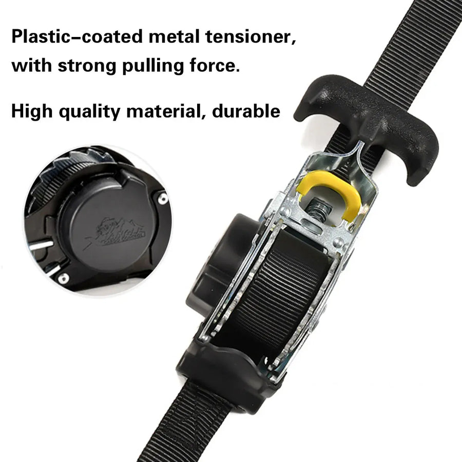 Luggage Fixing Strap Automatic Tensioner Retractable Tie Down Strap Travel Belt