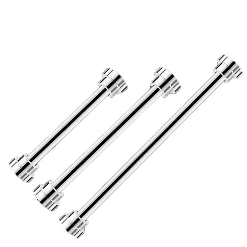 Adjustable Tension Rod Extendable Rack Shower Wind Curtain Closet Pole 50-160cm - 105-160cm