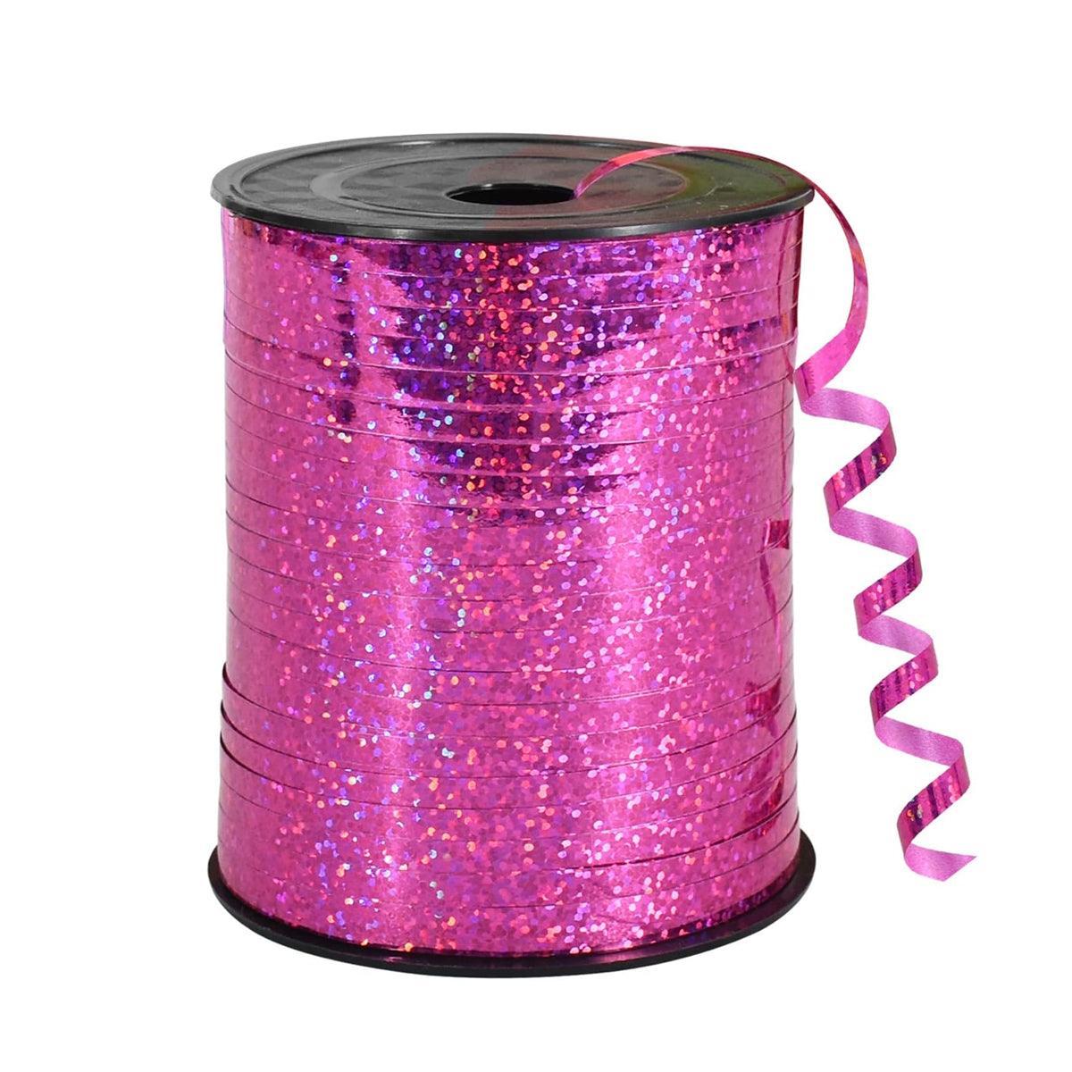 5mm Balloon Ribbon Curling Party String Gift Wrap Decoration Birthday Wedding - Bright-Silver