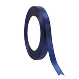 10mm Width Satin Hair Ribbon Wedding Party Decoration Gift Banquet 3m - Navy