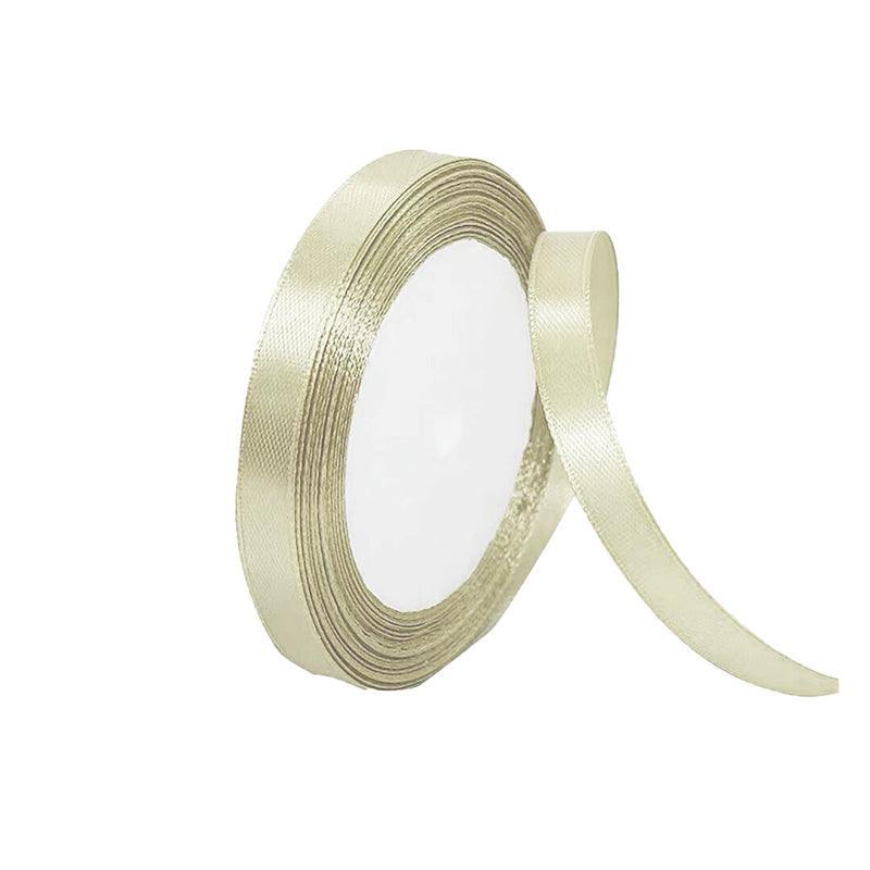 10mm Width Satin Hair Ribbon Wedding Party Decoration Gift Banquet 22m - Green