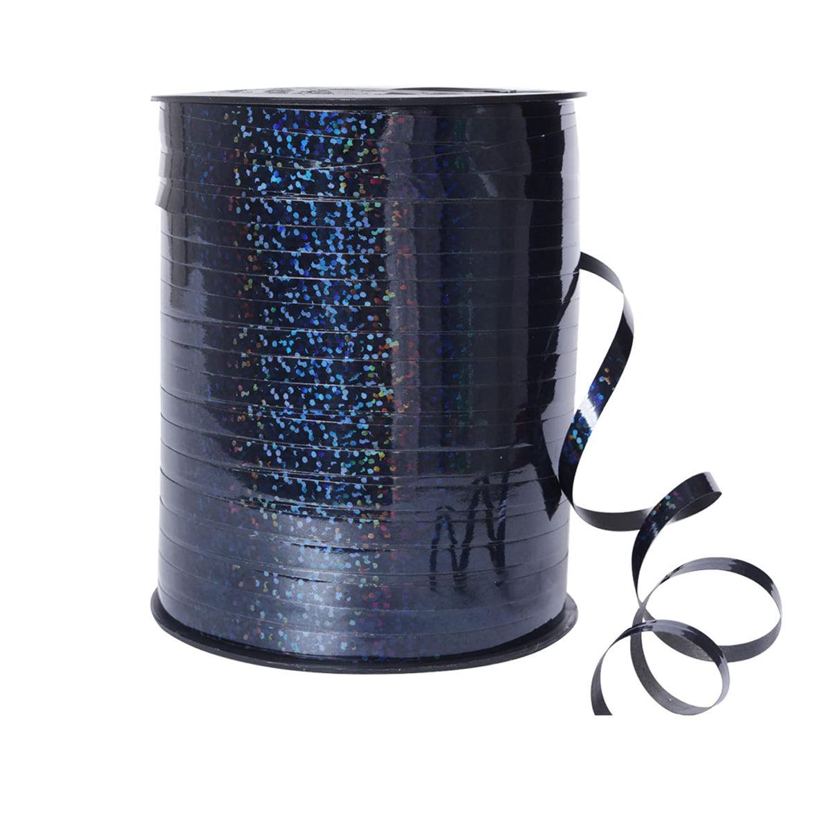 5mm Balloon Ribbon Curling Party String Gift Wrap Decoration Birthday Wedding - Laser-Black
