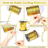 5mm Balloon Ribbon Curling Party String Gift Wrap Decoration Birthday Wedding - Laser-Green - Low Angle