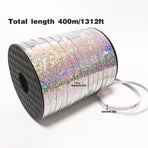 5mm Balloon Ribbon Curling Party String Gift Wrap Decoration Birthday Wedding - Laser-Silver