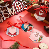 10mm Width Satin Hair Ribbon Wedding Party Decoration Gift Banquet 3m - Red - Close-Up Angle