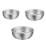 3-Piece Nested Drain Basket Set with Side Handles