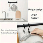 3-Piece Nested Drain Basket Set with Side Handles