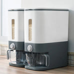 12Kg Automatic Grain Dispenser Cereal Rice Storage Box Kitchen Food Container