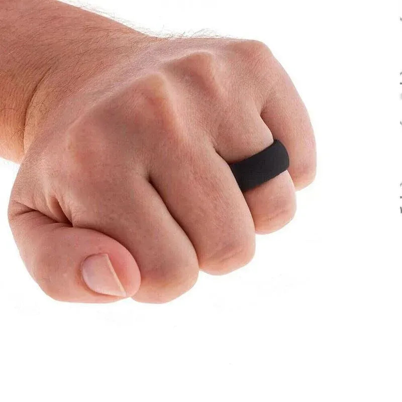 Silicone Rubber Ring Bands 3Pcs - 10