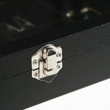 Black Jewellery Box with Lid Dustproof Necklace Ring Earring Storage Display Box