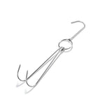 10PCS Stainless Steel Roast Duck Hooks Duty Double Hooks for Chicken Meat Goose - Extra Image
